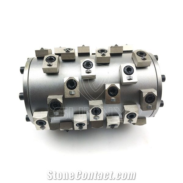 Scratch Diamond Bush Hammer Roller for Angle