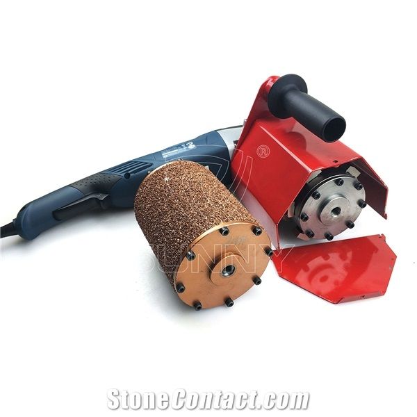 Scratch Diamond Bush Hammer Roller for Angle