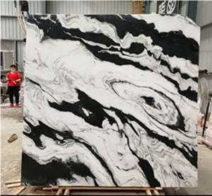 Panda White Marble Slab