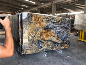 Nero Picasso Marble Slabs