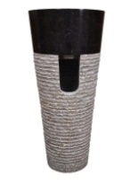 Pedestal Round Outside Alur Marmo