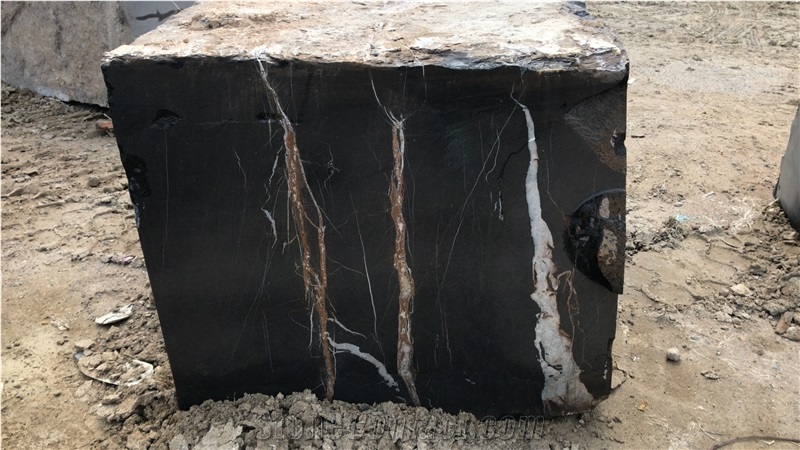 Black Marble Block, Tunisia Black Marble