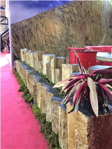 Iranian Brown Beige Basalt Blocks