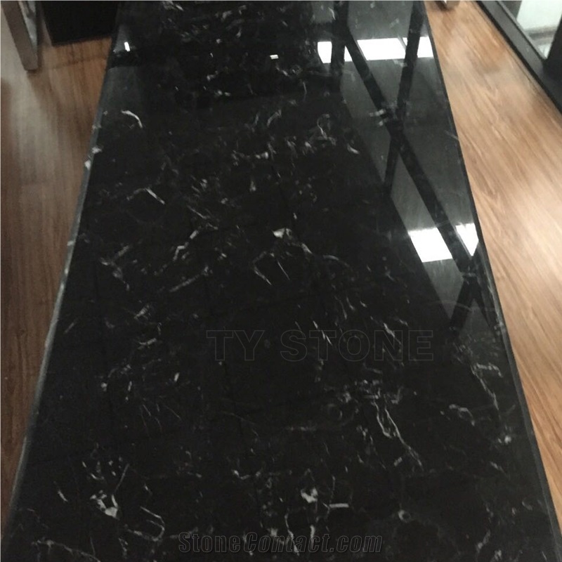 China Black Ice Flower Marble China Black Marble