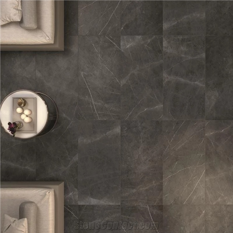 Polished Pietra Grey Bulgaria Marble