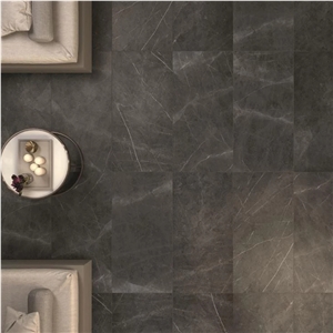 Polished Pietra Grey Bulgaria Marble