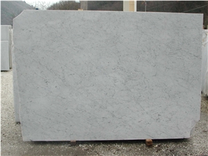 Bianco Carrara La Facciata Marble Slabs, Tiles