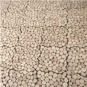 Durango Travertine Mosaic Pebbles Tile