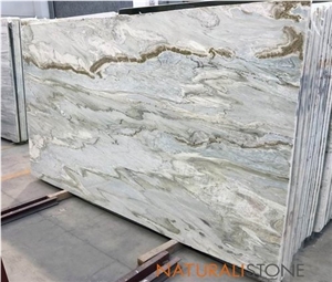 Tropical Blue Sky Marble Polished Slabs