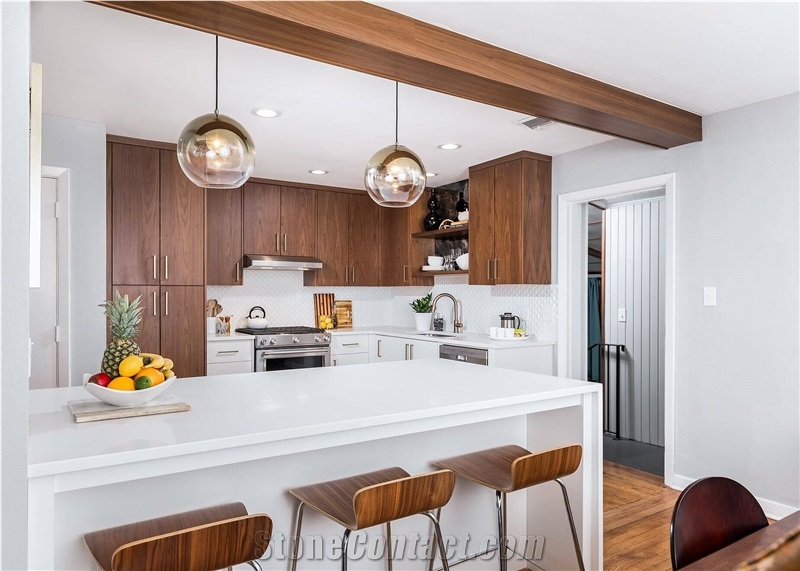 Lg Viaterra Cotton White Quartz Countertops