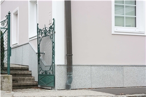 Grey Granite Facade, Walling