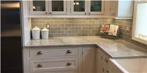 Bianco Superiore Quartzite Kitchen Countertop