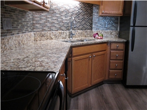 New Venetian Gold Granite Kitchen Countertop