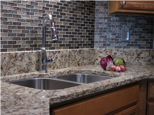 New Venetian Gold Granite Kitchen Countertop