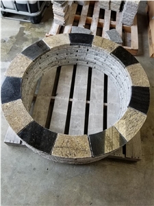 Beautiful Granite Colors on These Fire Pits