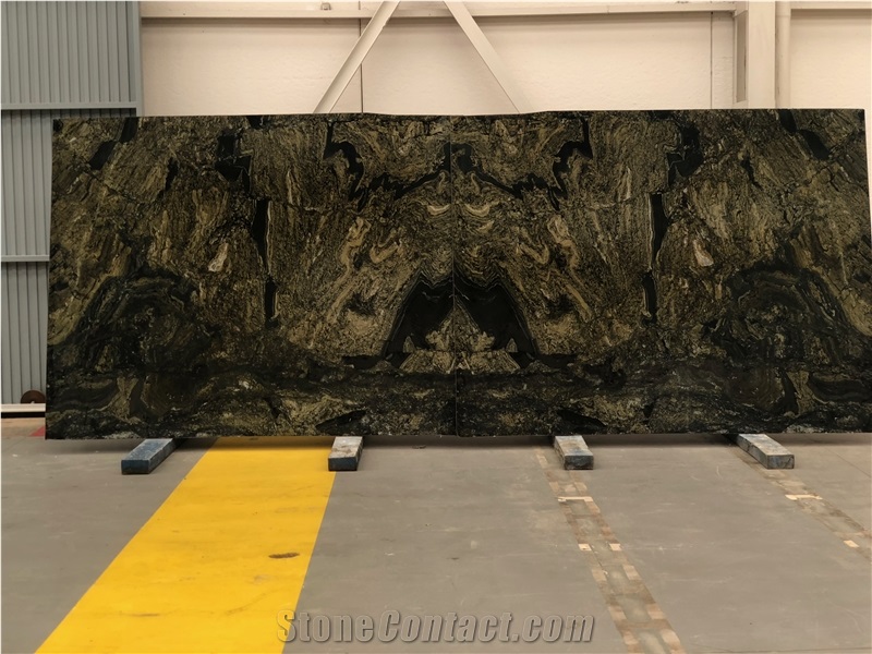 Verde Lago Granite Block
