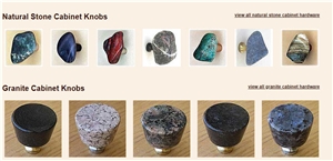Natural Stone and Granite Knobs / Pulls