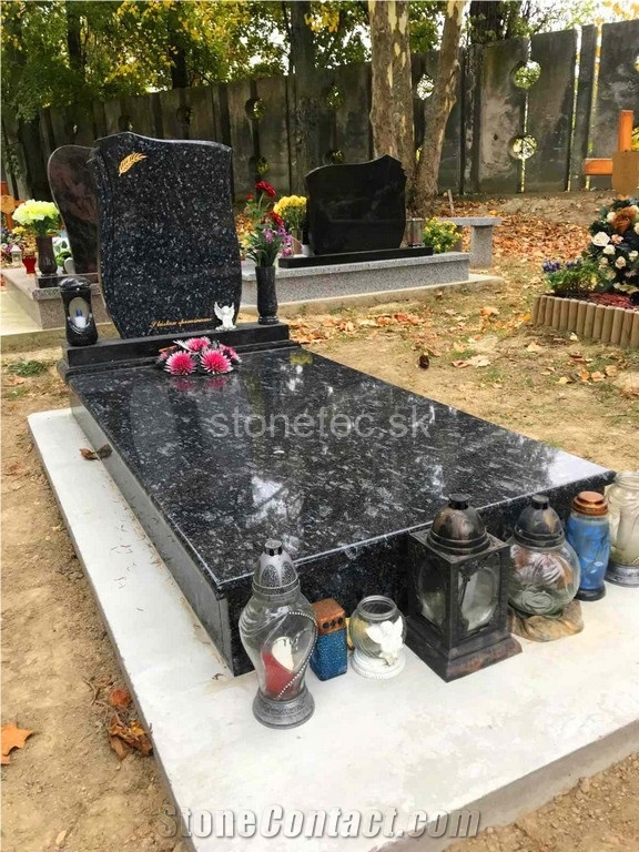 Azul Noche Granite Single Monument