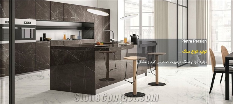Pietra Gray Marble Kitchen Design Project