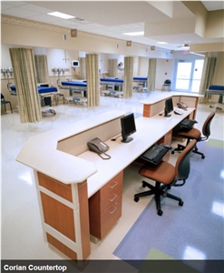 Corian Quartz Stone Commercial Counter Tops