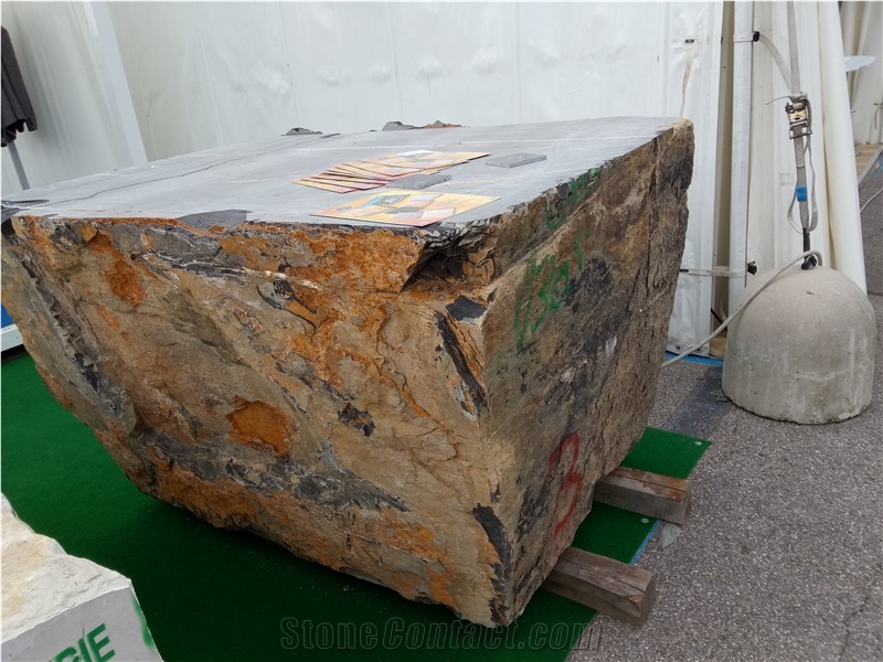 Black Sahara Marble Blocks, Nero Tunisi Marble