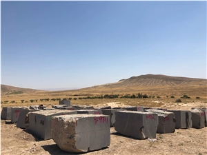 Grey Foussana Limestone Blocks