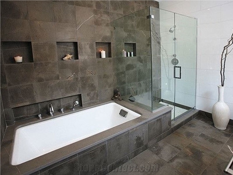 Grey Foussana Marble Tiles & Slabs