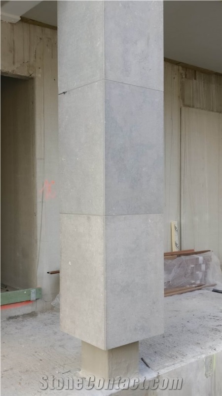 Gris Batalha Limestone Facade, Wall Cladding