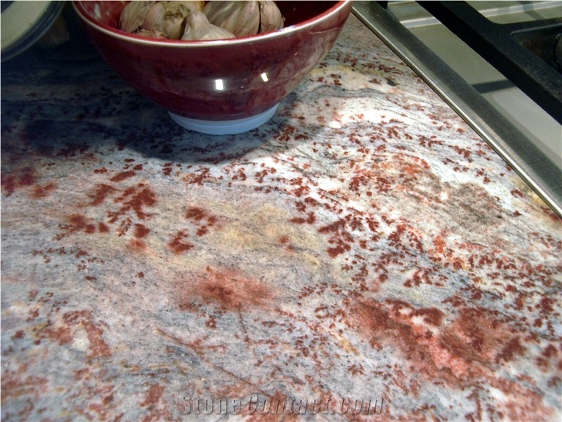 Blue Van Gogh Quartzite Kitchen Countertop