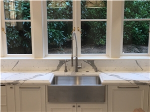 Calacatta Marble Custom Edge Kitchen Countertop Calacatta Marble Custom Edge Kitchen Countertop