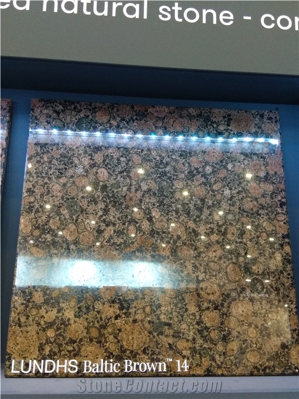Lundhs Baltic Brown 14 Granite Slabs, Tiles