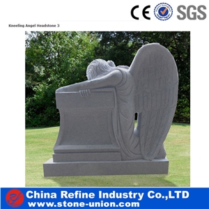 China White Marble Heart Shape Tombstone