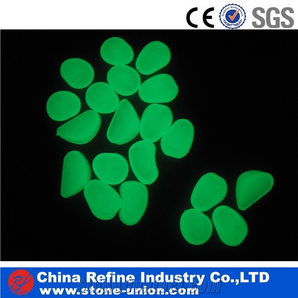 Colorful Glowing Pebble,Resin Glow Pebble