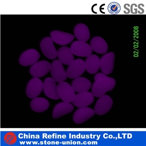 Colorful Glowing Pebble,Resin Glow Pebble