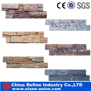Factory Price Grey Cement Ledge Stone Veneers