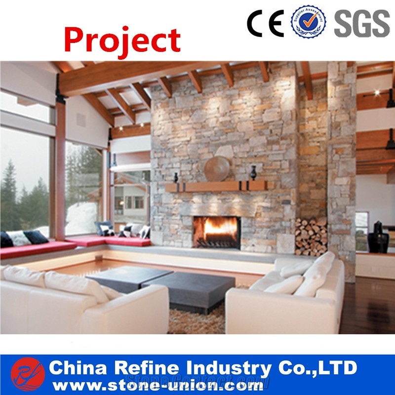 Factory Price Grey Cement Ledge Stone Veneers