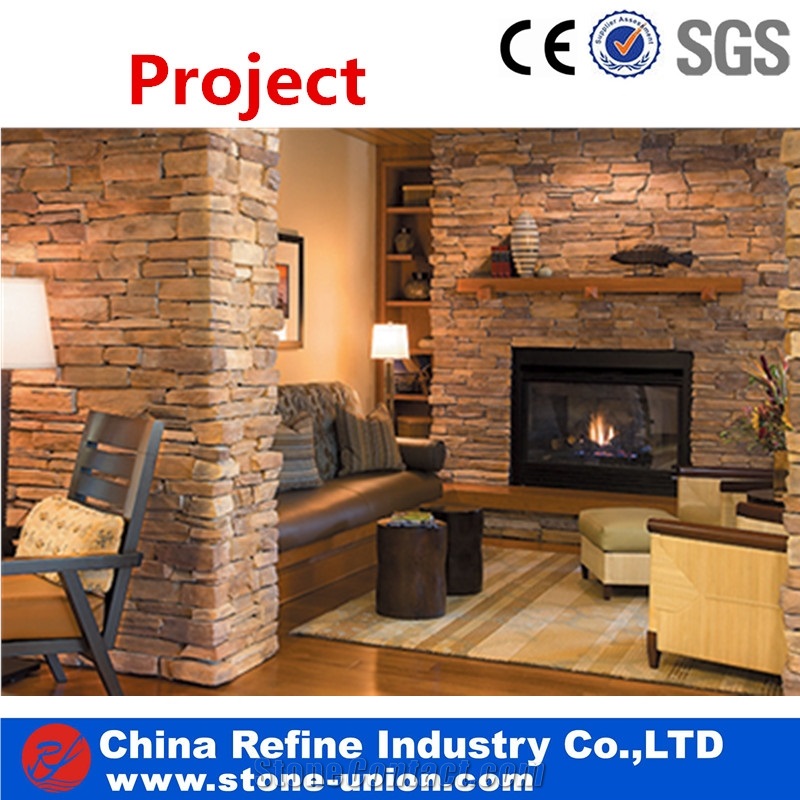 Factory Price Grey Cement Ledge Stone Veneers