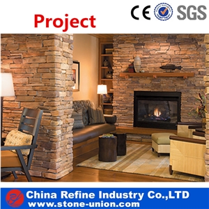 Factory Price Grey Cement Ledge Stone Veneers