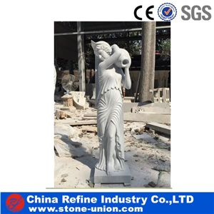 Lady Handcarved Sculpture Water Bearer