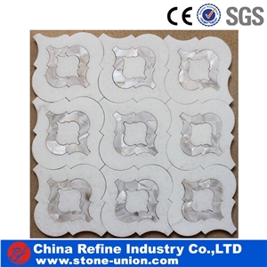 Marble Mosaic Pattern Tiles,Waterjet Inlay Pattern