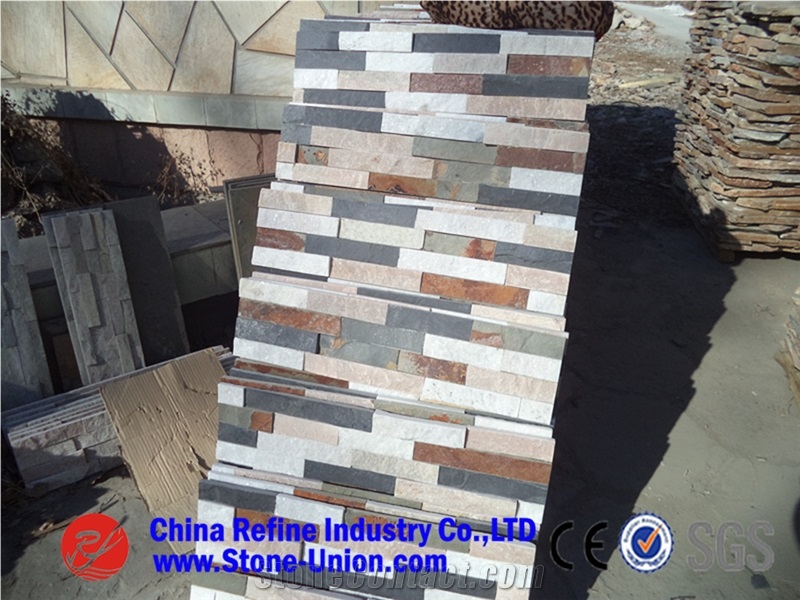 Mix Color Slate Culture Stone&Wall Cladding