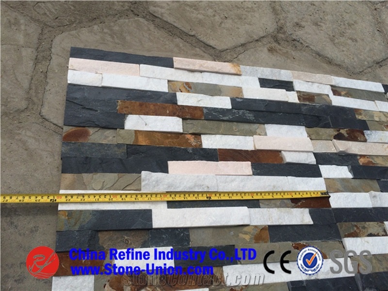 Mix Color Slate Culture Stone&Wall Cladding