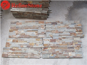 Multicolor Slate Natural Surface Veneer Stone