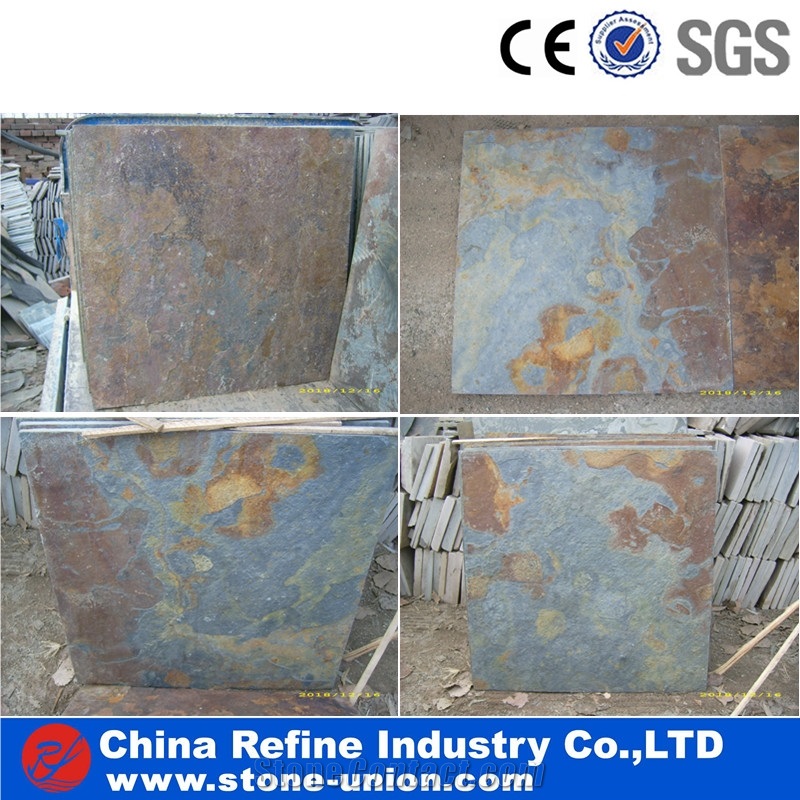 Natural Rusty Slate Tiles Size and Cheap Price