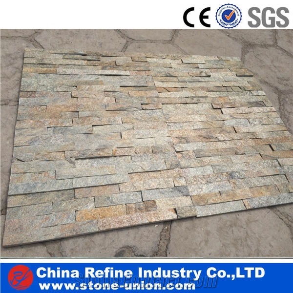 New Rusty Quartzite Culture Stone for Decoration