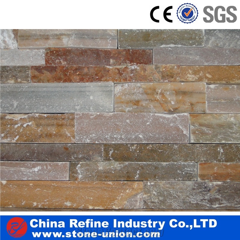 New Rusty Quartzite Culture Stone for Decoration