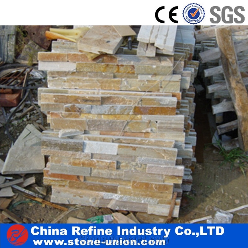 New Rusty Quartzite Culture Stone for Decoration