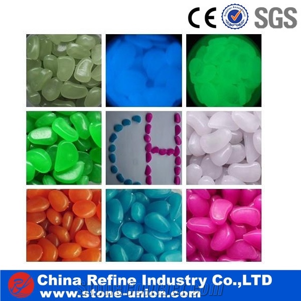 Popular Luminous Pebble Stone Glow in the Dark
