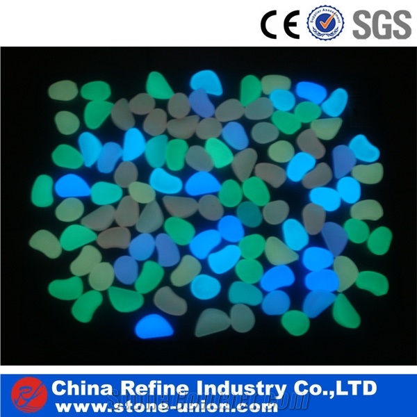 Popular Luminous Pebble Stone Glow in the Dark
