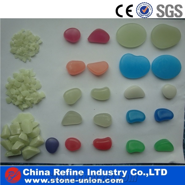 Popular Luminous Pebble Stone Glow in the Dark